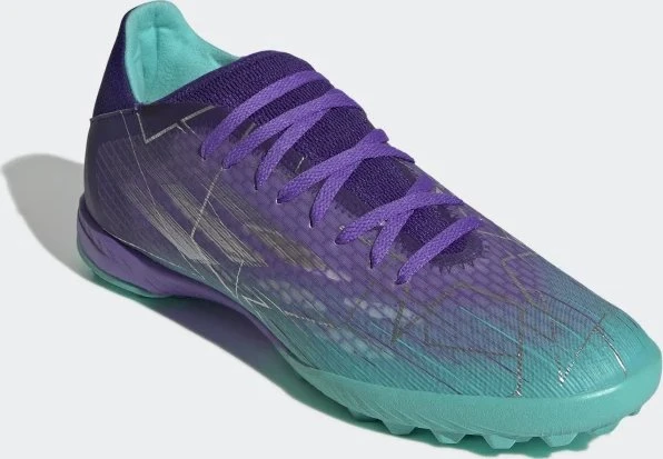 adidas X Speedflow.3 TF purple rush/silver metallic/mint rush