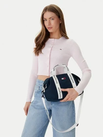 Tommy Hilfiger Essential Logomuster Crossbody Tote Shopper dark blue
