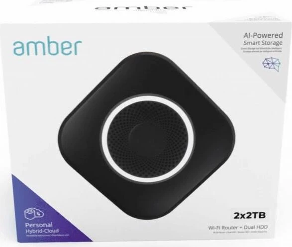 Amber Plus 4TB, 2GB RAM, 1x RJ-45 1000Base-T, 2x RJ-45 1000Base-T