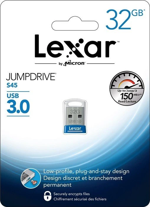Lexar JumpDrive S45 32GB, USB-A, USB 3.2 Gen 1×1