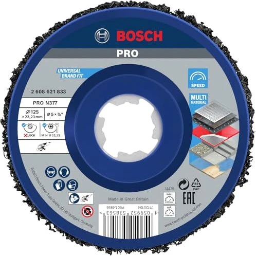 Bosch Professional X-LOCK N377 Metall Schleifscheibe, 125x22.23mm, 1 Stück