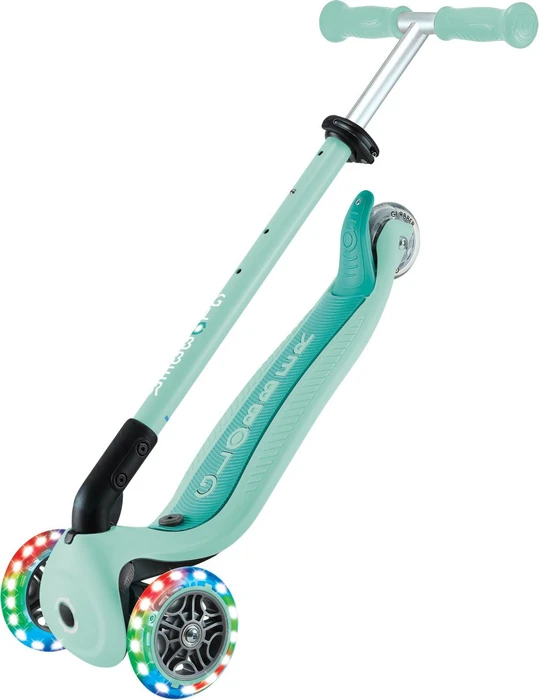 Globber Go Up Active Lights 360° Kickboard mint
