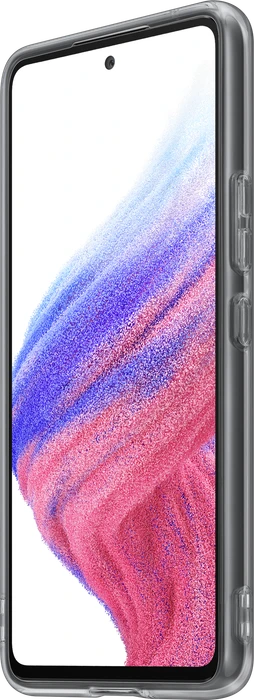 Samsung Soft Clear Cover für Galaxy A53 5G schwarz