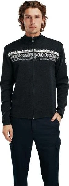 Dale of Norway Dalestølen Strickjacke dark charcoal/off white (Herren)