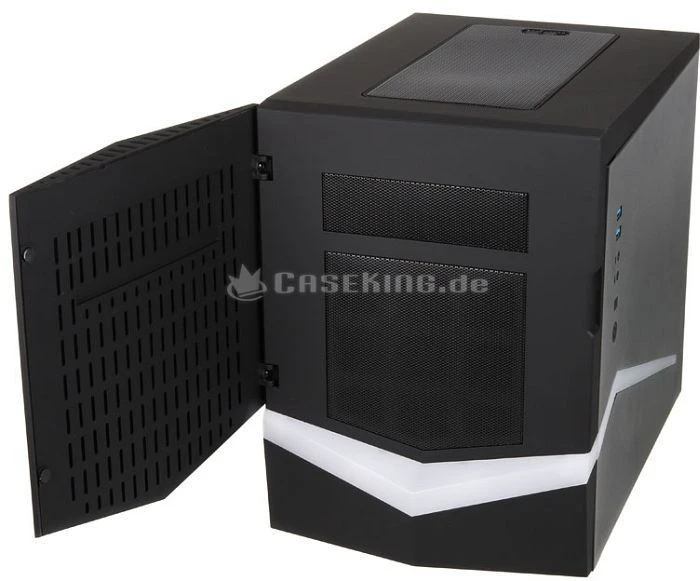 BitFenix Colossus M Mini-ITX schwarz, Mini-ITX