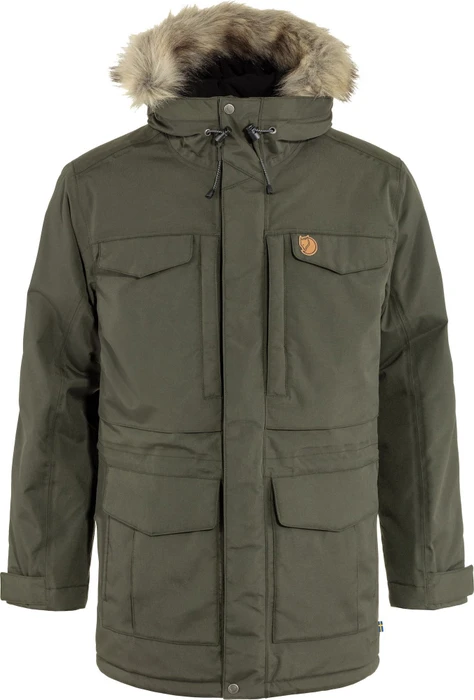 Fjällräven Nuuk Modell 2022 Funktionsmantel deep forest (Herren)