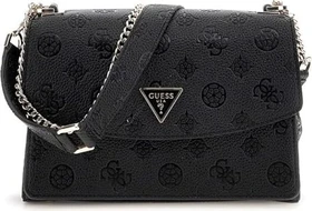 Guess Cresidia 4G-Logo Peony-Logo Mini Schultertasche schwarz