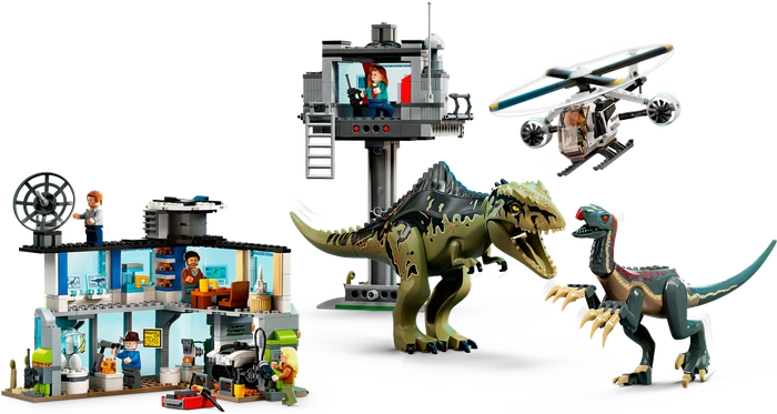 LEGO Jurassic World - Giganotosaurus & Therizinosaurus Angriff