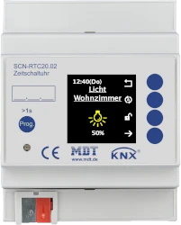 MDT Zeitschaltuhr, 4TE REG, Schaltaktor (SCN-RTC20.02)