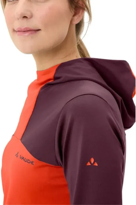 Vaude Qimsa Hoody Trikot langarm cassis (Damen)