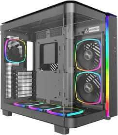 Montech King 95 Pro Gentleman Black, schwarz, Glasfenster