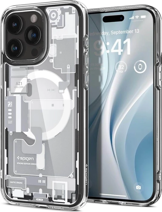 Spigen Ultra Hybrid Zero One (MagFit) für Apple iPhone 15 Pro Max weiß