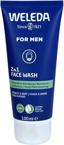 Weleda For Men 2in1 Face Wash, 100ml