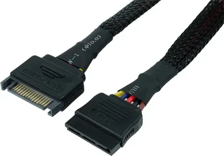 Phobya SATA-Stromverlängerung 15-Pin [SATA] auf 15-Pin [SATA]