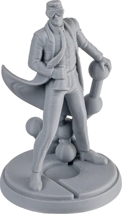 Polymaker PolyLite PLA, grau, Spule, 1.75mm, 1.00kg
