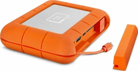 LaCie Rugged BOSS SSD, 1TB, USB-C 3.1/USB-A 3.0/Apple Lightning (STJB1000800)