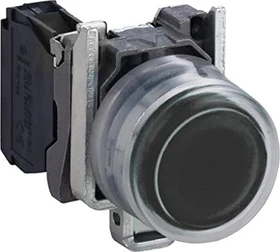 Schneider Electric Drucktaster +Silikonkappe 1S tastend, schwarz