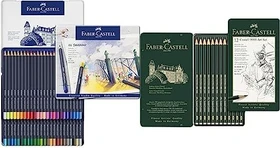Faber-Castell Goldfaber Aqua Buntstift sortiert, Metalletui, 48er-Set