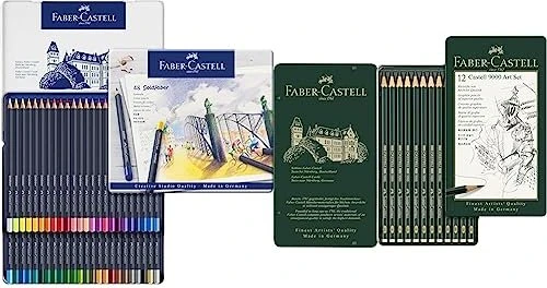 Faber-Castell Goldfaber Aqua Buntstift sortiert, Metalletui, 48er-Set