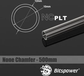 Bitspower HardTube PETG Rohr, 50cm, 12/10mm, klar