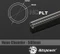Bitspower HardTube PETG Rohr, 50cm, 12/10mm, klar Vorschaubild