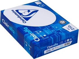 Clairefontaine Text & Cover ledergeprägt Universalpapier gelb, A4, 270g/m², 100 Blatt
