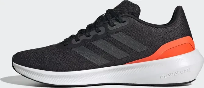 adidas Runfalcon 3.0 core black/carbon/solar red (Herren)