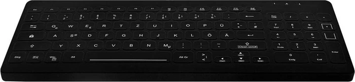 Contour Design Active Key kompakte Hygiene-Tastatur mit Nummernblock, schwarz, LEDs grün, wischdesinfizierbar, USB, ND