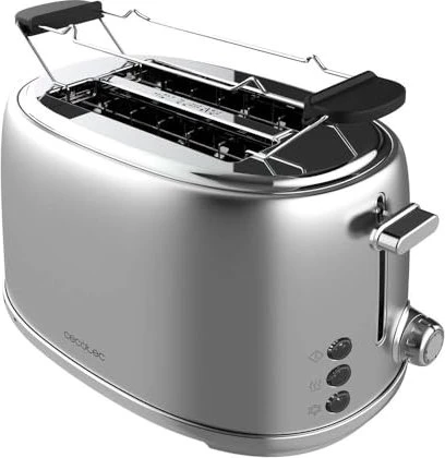 Cecotec 03206 Toast&Taste 1000 Retro Double Toaster inox