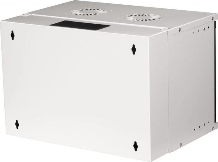 Equip Eco Mount 19" Wandgehäuse 7HE, Flatpack, Sicherheitsglastür, IP20, RAL 7035, 400mm tief