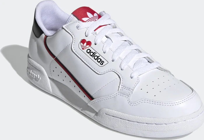 adidas Continental 80 cloud white/core black/scarlet