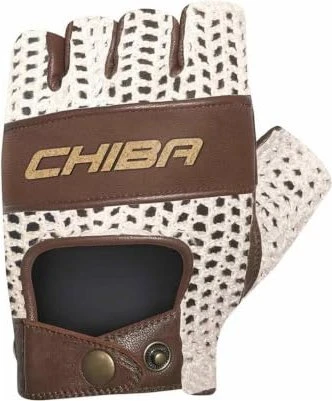 Chiba Pure Nature Fahrradhandschuhe beige/braun