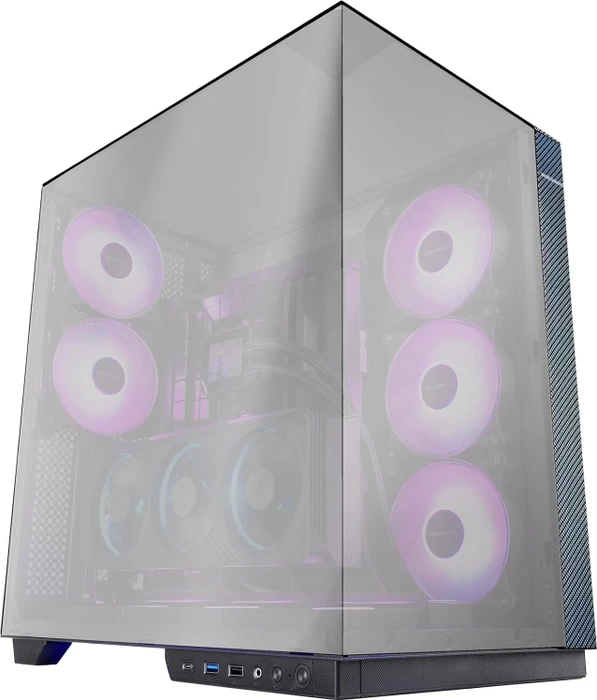 Mars Gaming MC-3GFPRO Black Chrome Plated, Glasfenster