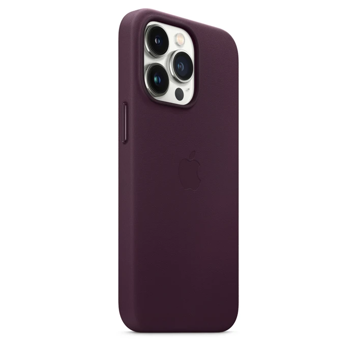 Apple Leder Case mit MagSafe für iPhone 13 Pro Dunkelkirsch