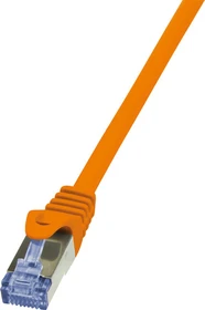 LogiLink PrimeLine Patchkabel, Cat6a, S/FTP, RJ-45/RJ-45, 10m, orange