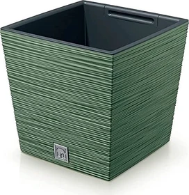 Prosperplast Furu Square Low 24x24cm erdig grün