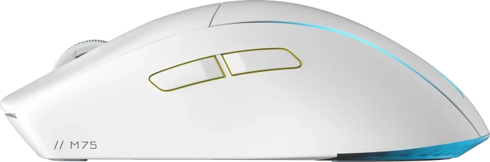 Corsair M75 WIRELESS Lightweight RGB Gaming Mouse, weiß, USB/Bluetooth