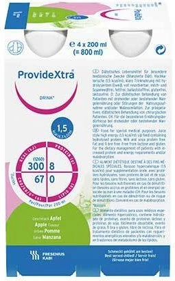 Fresenius Kabi Fresubin ProvideXtra Drink Apfel 800ml (4x 200ml)