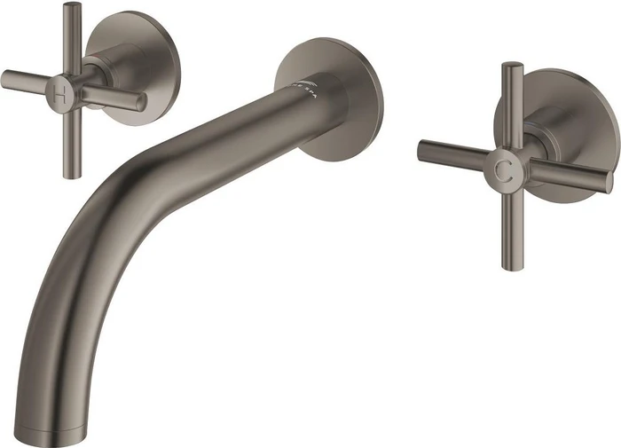 Grohe Atrio 3-Loch-Waschtischbatterie 1/2" satin graphite