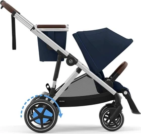 Cybex e-Gazelle S Silver Frame ocean blue 2024