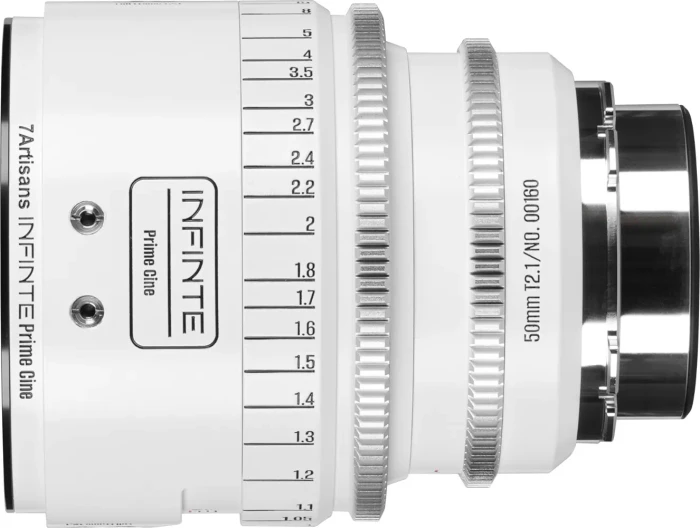 7artisans Infinte 50mm T2.1 Full Frame Cine für PL weiß