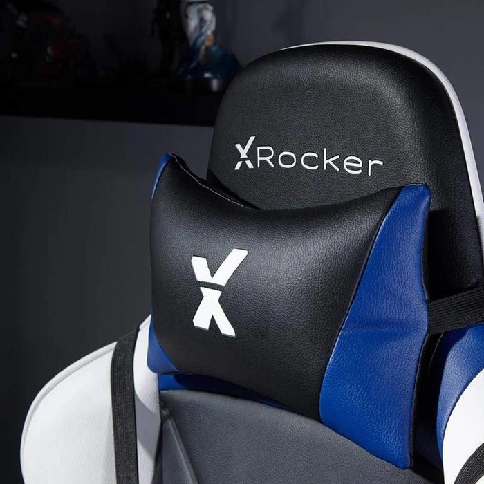 X Rocker Agility Esports Gamingstuhl, blau/schwarz