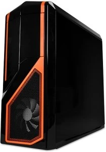 NZXT Phantom 410 schwarz/orange, Acrylfenster