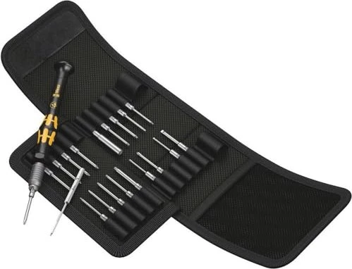 Wera Kraftform Micro 21 ESD 1 Bitset/Steckschlüsselsatz inkl. Tasche, 21-tlg.