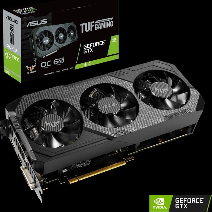 ASUS TUF Gaming X3 GeForce GTX 1660 OC, TUF3-GTX1660-O6G-GAMING, 6GB GDDR5, DVI, HDMI, DP