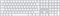 Apple Magic Keyboard mit Touch ID und Ziffernblock für Mac mit Apple Chip (USB-C), weiß/silber, USB/Bluetooth, DK Vorschaubild