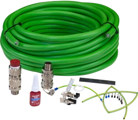 Axis ASKDP03-T ExCam Kabel RJ-45 Cat6, mit M20x1.5 Verschraubung, gepanzert, 25m