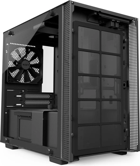 NZXT H200i, schwarz, Glasfenster, Mini-ITX