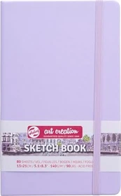Royal Talens Skizzenbuch pastellviolett, 130x210mm, glatt, 80 Blatt