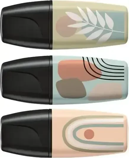 STABILO Boss Mini Naturevibes sortiert, 3er-Pack